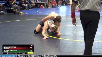 150 lbs Champ. Round 2 - Elijah Knepper, Dekalb vs William Apple, NAPOLEON
