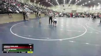 132 lbs Champ. Round 1 - Joshua Kirkland, Bonneville vs Sutton Brown, Syracuse
