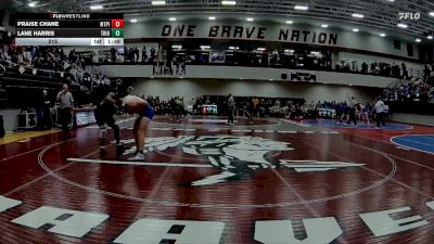 215 lbs Quarters & 1st Wb (16 Team) - Praise Chane, Mt. Pisgah Christian School vs Lane Harris, Trion