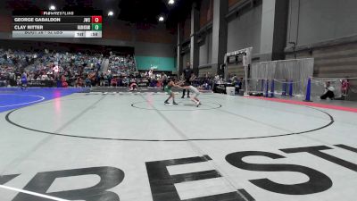 52 lbs Consi Of 32 #2 - George Gabaldon, Juggernaut Wrestling Club vs Clay Ritter, Fallon Outlaws Wrestling Club