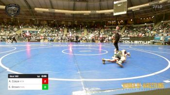 70 lbs Consolation - Aden Czepa, New Prague Wrestling vs Ewan Brown, Purler Wrestling Academy (PWA-NWA)