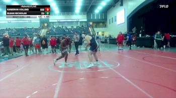 285 lbs Champ. Round 2 - Kameron Collins, Huntingdon vs Elijah Nicholas, Central Baptist (Ark.)