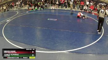 48 lbs Quarterfinal - Camilo Almaraz, Shootbox vs Broox Manis, Delta Wrestling Club