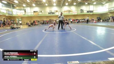 52-60 lbs Round 2 - Myka Morrill, Butler Youth Wrestling Club vs Ellie Freeman, Mountain View Stingers