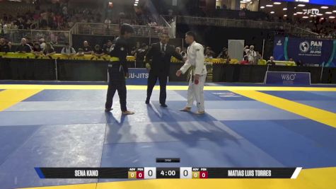 Matias Luis Torres vs Sena Kano 2025 Pan Kids Jiu-Jitsu IBJJF Championship