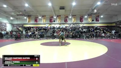 175 lbs Champ. Round 2 - Joshua Torres, Murrieta Mesa vs William Martinez Guiterrez, Centennial