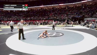 125 lbs Semis - Liberty Johnson, Clermont NE vs Paige Cowan, East Liverpool