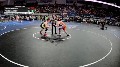 D 3 215 lbs Cons. Round 2 - Cash Monroe, St. Louis Catholic vs Jude Carlton, Haynes Academy