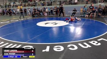 82 lbs 1st Place Match - Kass Winger, Soldotna Whalers Wrestling Club vs Henry Lawson, Soldotna Whalers Wrestling Club