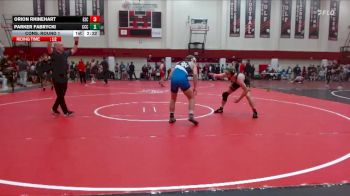 157 lbs Cons. Round 1 - Orion Rhinehart, Evergreen State College vs Parker Fabrycki, Clackamas Community College