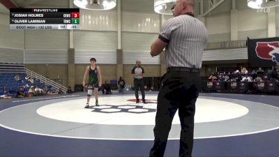 132 lbs 1st Place Match - Josiah Holmes, Caravan Kids Wrestling Club vs Oliver Lamiman, Team Donahoe Wrestling Club