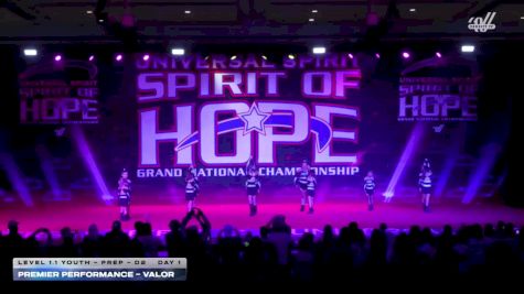 Premier Performance - Valor [2026 L1.1 Youth - PREP - D2 Day 1] 2026 Spirit of Hope Grand Nationals