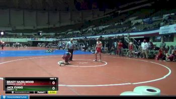 126 lbs Semis (4 Team) - Brady Hazelwood, Franklin County vs Jack Evans, Liberty