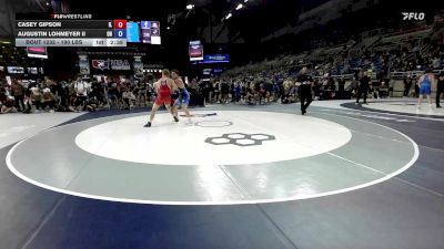 190 lbs Cons. Rd Of 64 - Casey Gipson, IL vs Augustin Lohmeyer II, OH