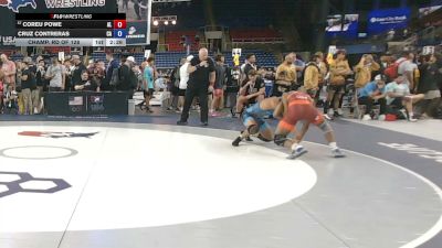 138 lbs Champ. Rd Of 128 - Coreu Powe, Alabama vs Cruz Contreras, California