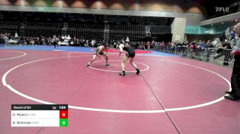 150 lbs Round Of 64 - Devin Myers, Columbia vs Avidan Brennan, Sprague
