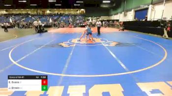 120 lbs Consolation - Easton Evans, UT vs Job Brown, NC