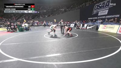6A Boys 175 lbs Champ. Round 2 - Maximus Rodriguez, North Salem Boys vs Lucius Coon, Ida B. Wells Boys