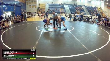 150 lbs Round 1 (8 Team) - Dylan Lopez, Eagle Empire vs Jayke Facella, Wellington