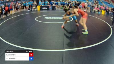 130 lbs Round Of 64 - Reese Adams, NY vs Isis Severe, FL