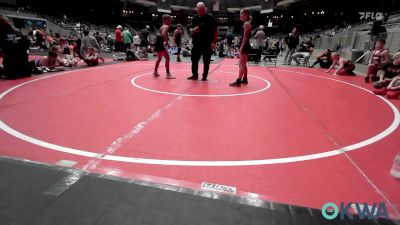 90 lbs Semifinal - Emerson Rollings, Tulsa Mafia Boys vs Cannon Hughes, Owasso Takedown Club