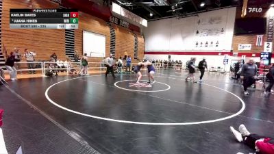 235 lbs Cons. Round 3 - Juana Hines, Wind River vs Kaelin Bates, Sheridan
