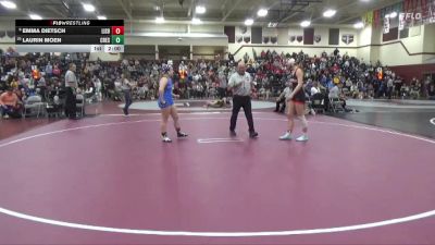 145 lbs Round 1 - Emma Dietsch, Lisbon vs Laurin Moen, Crestwood