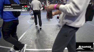 72 lbs Cons. Semi - Kj Baugh, Maize vs Kaden Crum, Trailblazer