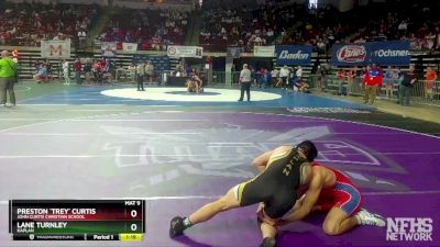 D 3 145 lbs Quarterfinal - Preston `Trey` Curtis, John Curtis Christian School vs Lane Turnley, Kaplan