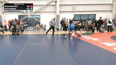 115 lbs Champ. Rd Of 32 - Elijah Martinez, Gold Rush Wrestling vs Boyd Ramirez, Lander Legacy Wrestling Club
