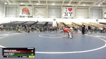 124 lbs Semifinal - Evan Sheils, Club Not Listed vs Drew Schiavo, Journeymen Wrestling Club