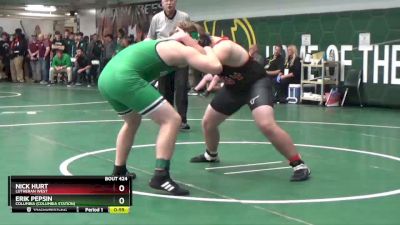 215 lbs Cons. Round 2 - Erik Pepsin, Columbia (Columbia Station) vs Nick Hurt, Lutheran West