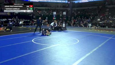 126 lbs Round Of 32 - Aidan Phattanaphibul, Lynbrook (CC) vs Nathan Carrillo, St. John Bosco (SS)