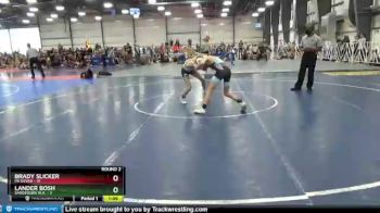 96 lbs Round 2 (6 Team) - Lander Bosh, Sanderson W.A. vs Brady Slicker, PA Silver