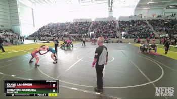 132 lbs Semifinal - Kanye Ilai-Simion, Bonanza vs Sebastian Quintana, Sierra Vista