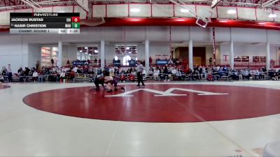 133 lbs Champ. Round 1 - Nasir Christion, Manchester vs Jackson Rustad, Chicago