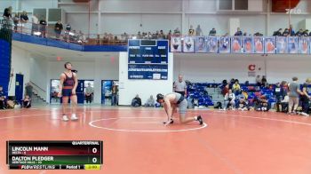 165 lbs Quarters & Wb (16 Team) - Lincoln Mann, Delta vs Dalton Pledger, Heritage Hills