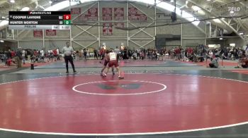 157 lbs Prelim - Hunter Morton, Utica vs Cooper Lavigne, Rhode Island College