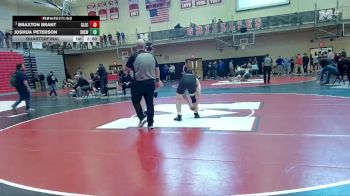 165 lbs Quarterfinal - Joshua Peterson, Sherwood vs Braxton Brant, Glencoe