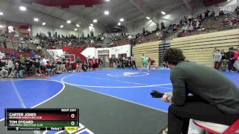 190 lbs Champ. Round 2 - Tom Dygard, Yorktown Wrestling Club vs Carter Jones, Richmond Wrestling Club