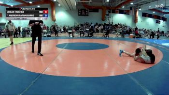 100 lbs Cons. Semi - Logan Hughes, Hanover Hawkeye vs Andrew Iparraguirre, NOVA Wrestling Club