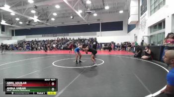 115 lbs Cons. Round 1 - Abril Aguilar, Ayala Wrestling vs Amina Anbari, RBWC (Rancho Bernardo)