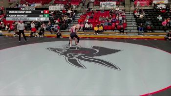 149 lbs Cons. Round 2 - Jaxson Humphries, Drury vs Kaden Markley, Fort Hays State
