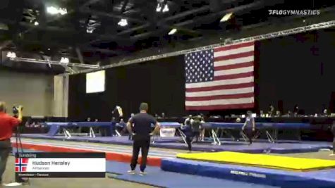 Hudson Hensley - Tumbling, Airbendes - 2021 USA Gymnastics Championships