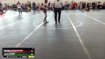 84 lbs Round 2 (6 Team) - Michael Ruckdaschel, Revolution Elite vs Cale Dauber, Ohio Gold 24K