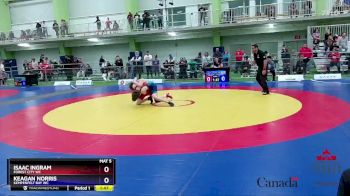 45kg 5th Place Match - Isaac Ingram, Forest City WC vs Keagan Norris, Kempenfelt Bay WC