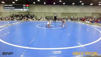 43 lbs Final - Faith Lopez, POWA 9U vs Sawyer Watts, Team Savage 9U