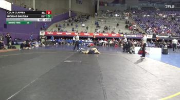 141 lbs Quarters & 1st Wb (16 Team) - Nicolas Balella, Castleton vs Colin Claffey, Millikin