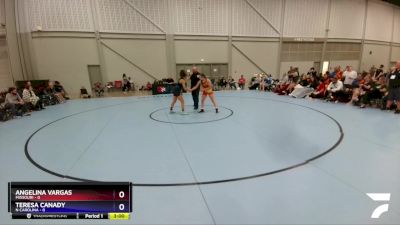 117 lbs Round 4 (6 Team) - Angelina Vargas, Missouri vs Teresa Canady, N Carolina