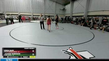 152 lbs Round 1 (16 Team) - Emma Bass, Keller Central (Girls) vs Jasmine Robinson, Allen (Girls)